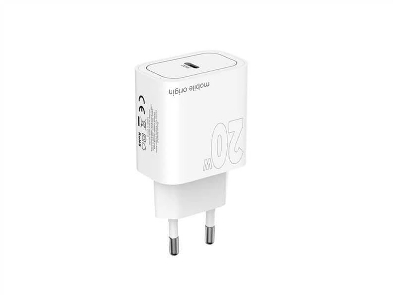 „Mobile Origin PD20W“ sieninis įkroviklis MO11, 1 USB-C