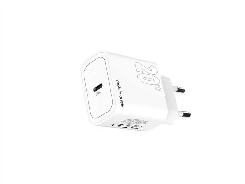 „Mobile Origin PD20W“ sieninis įkroviklis MO11, 1 USB-C