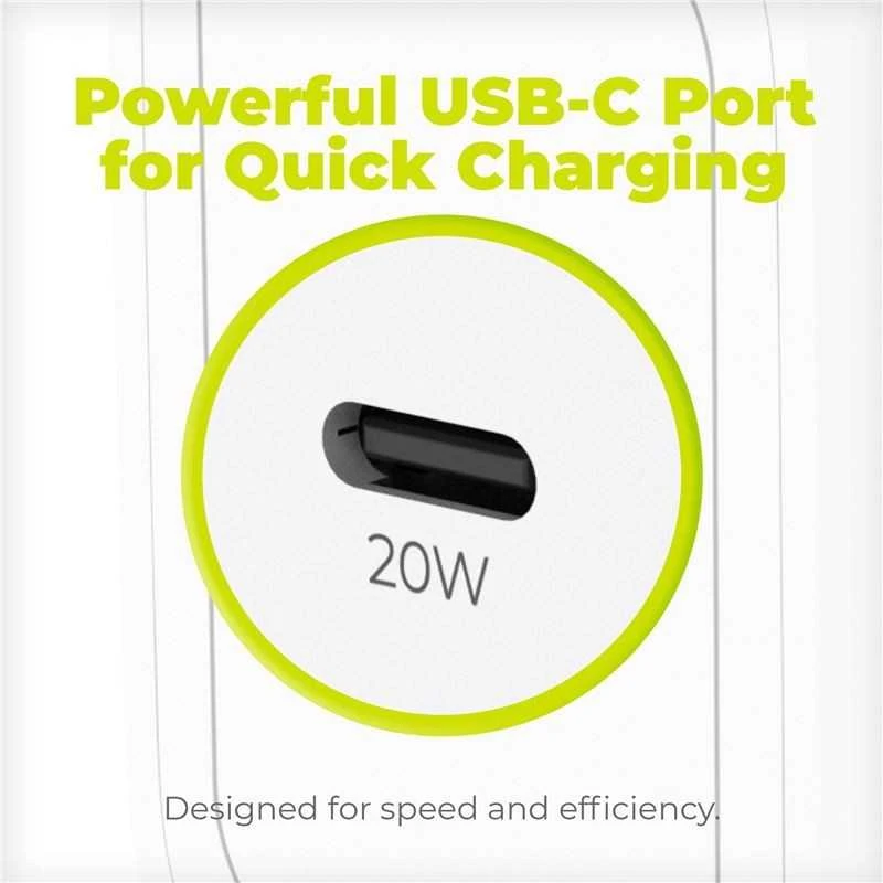 „Mobile Origin PD20W“ sieninis įkroviklis MO11, 1 USB-C
