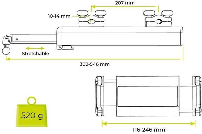 Mobile Origin Planšetė and Phone Mount Arm CA17