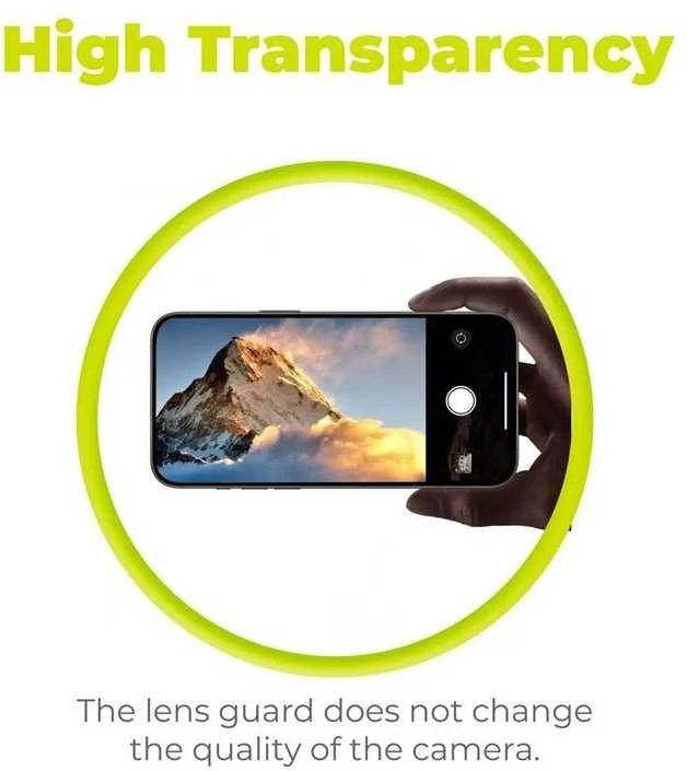 Mobile Origin Sapphire objektyvo apsaugos, juodos - iPhone 16/16 Plus