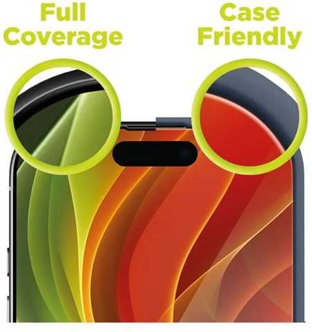 Mobile Origin Ekrano apsaugos su lengvai uždedamu užtepėju, 2 pakuotėje, pritaikytos dėklui – „iPhone 17 Pro“