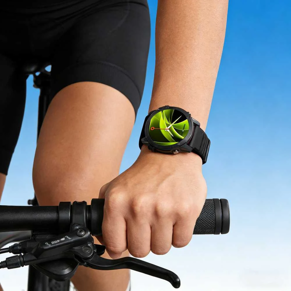 Mobile Origin Silikoninis dirželis Easy Strap, skirtas Garmin ES2, 20mm, juodas