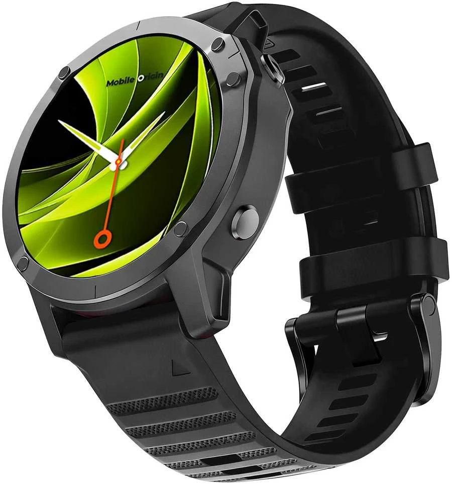 Mobile Origin Silikoninis dirželis Easy Strap, skirtas Garmin ES2, 20mm, juodas