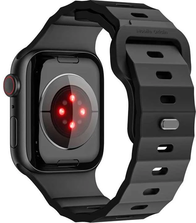 „Mobile Origin Strap III“, juodas - Apple Watch 49mm/46mm/45mm/44mm
