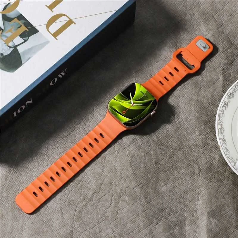 „Mobile Origin Strap III“, oranžinis - Apple Watch 49mm/46mm/45mm/44mm