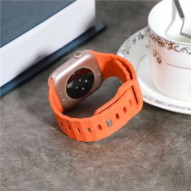 „Mobile Origin Strap III“, oranžinis - Apple Watch 49mm/46mm/45mm/44mm