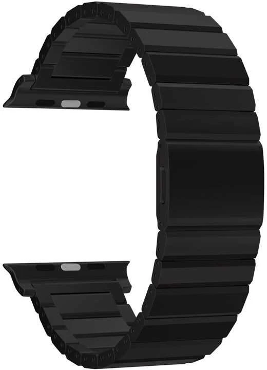 „Mobile Origin“ titano dirželis „Modena“, juodas - „Apple Watch Ultra 49mm“