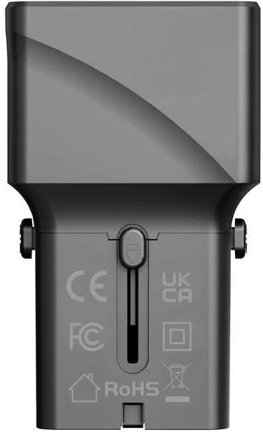 Mobile Origin Travel adapter 25W, EU/US/UK/AU, juodas