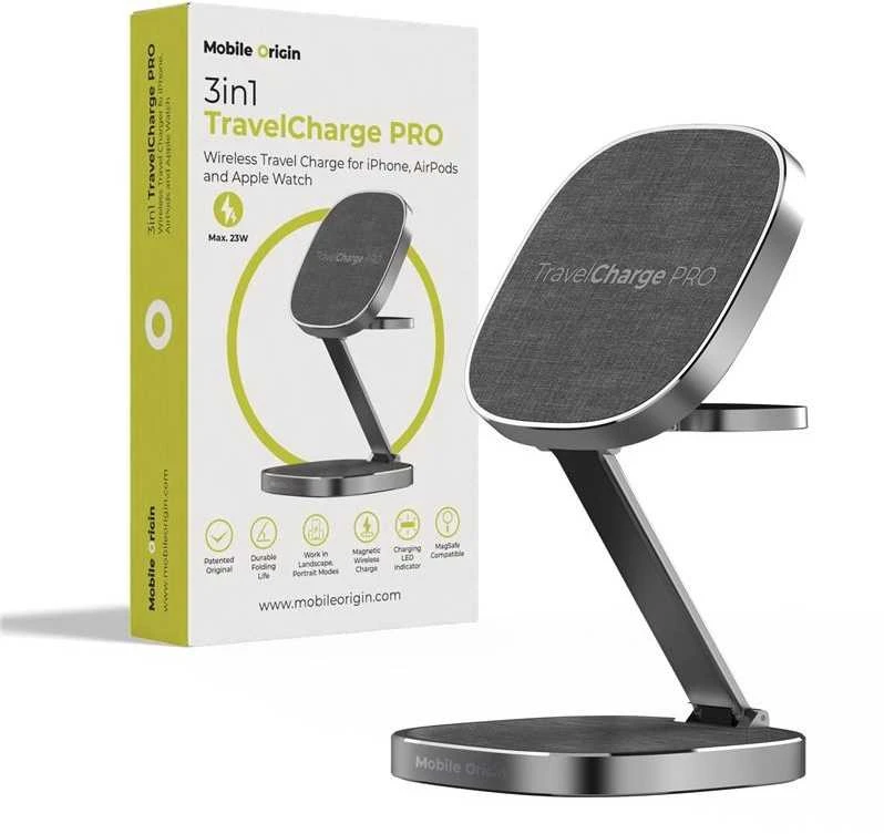 Mobile Origin TravelCharge PRO Pilkas