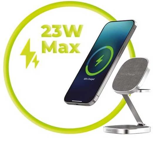 Mobile Origin TravelCharge PRO Sidabrinis