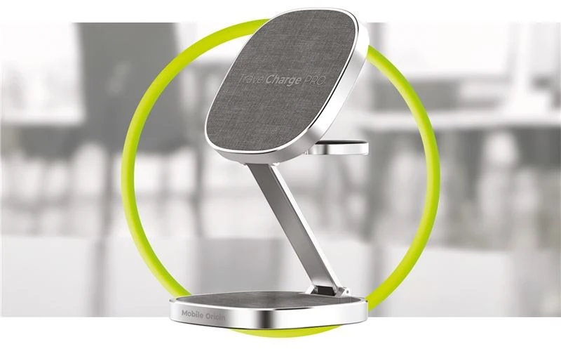 Mobile Origin TravelCharge PRO sidabrinis