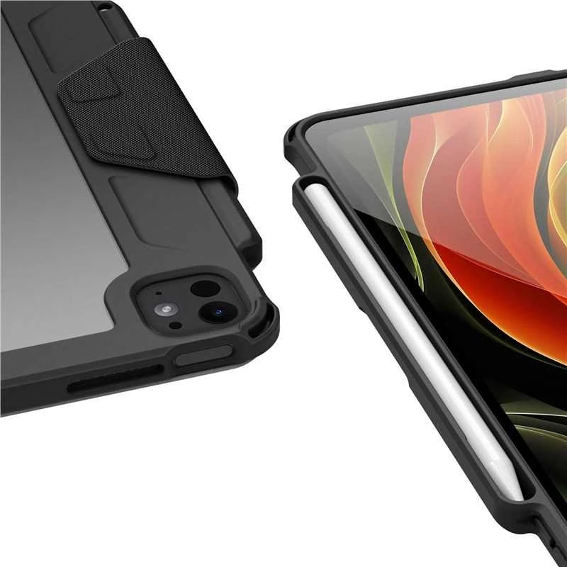 Mobile Origin tvirtas dėklas, juodas – „iPad Air 11“ (M3, 2025 / M2, 2024)