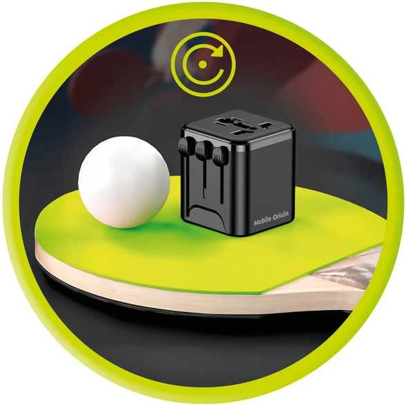 Mobile Origin Universalus kelioninis adapteris PW30 EU/UK/US/AUS juodas