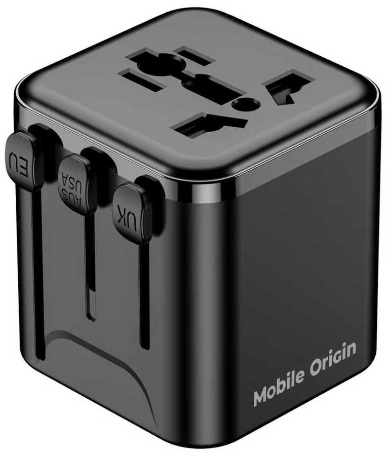 Mobile Origin Universalus kelioninis adapteris PW30 EU/UK/US/AUS juodas
