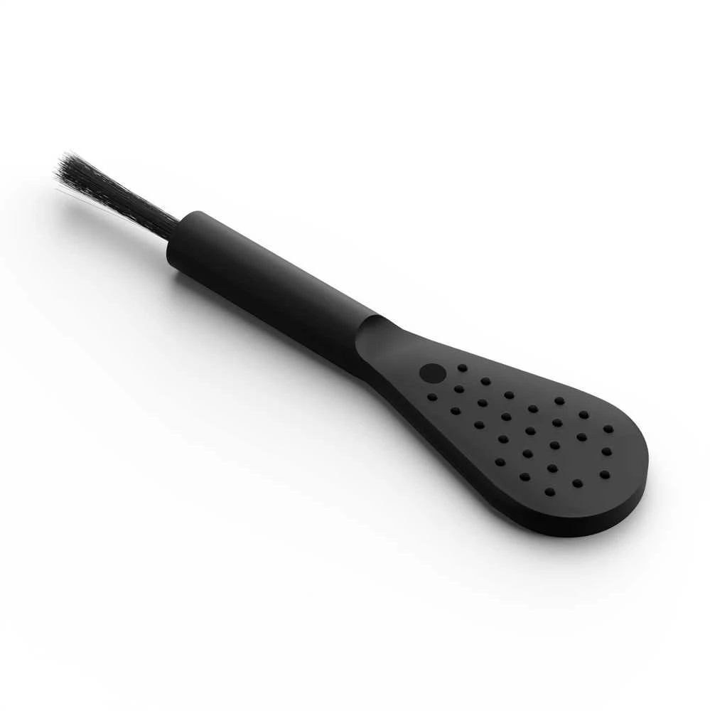 Valiklis Mobile Origin USB-C prievado dulkių kamštis ir valymo šepetėlis CL1 Juodas/Skaidrus, tinka iPhone/Android