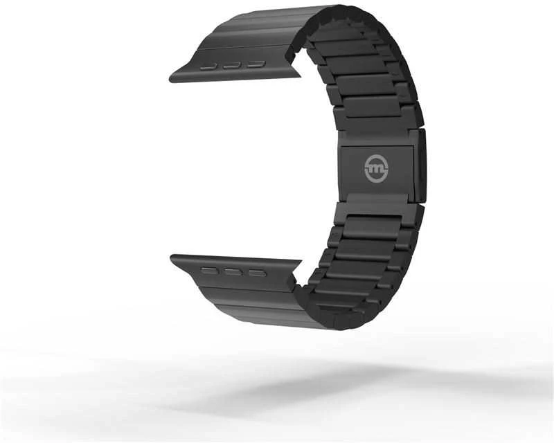 „Mobile Origin Watch“ titano dirželis, juodas - „Apple Watch“ 49 mm / 46 mm / 45 mm / 44 mm / 42 mm