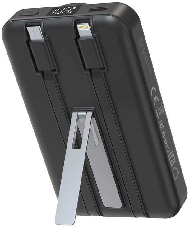 Mobile Origin belaidis magnetinis įkroviklis 10000 mAh, USB-C ir „Lightning“ laidas PB11