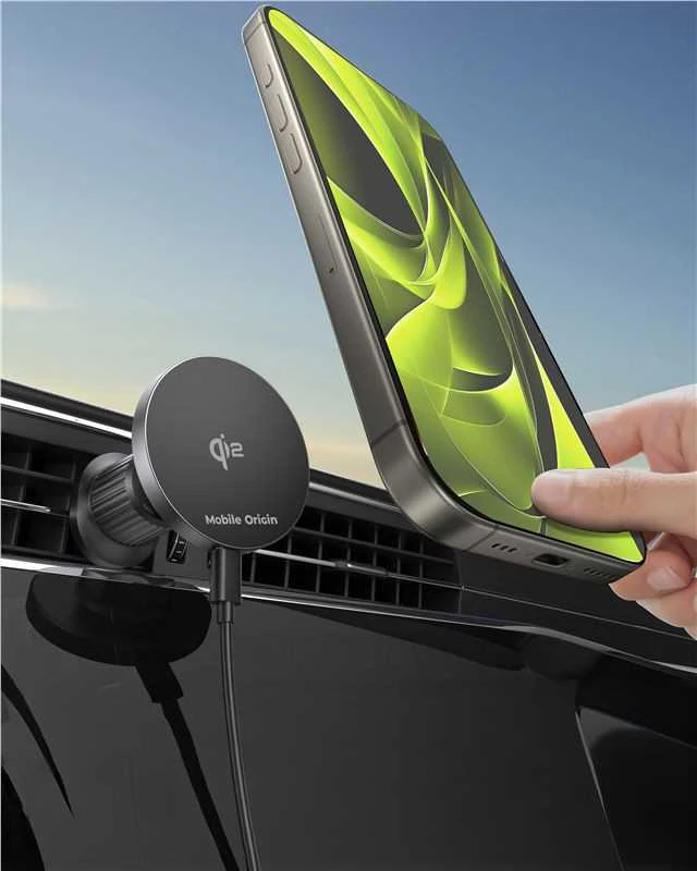 „Mobile Origin“ belaidis metalinis automobilinis įkroviklis CA14