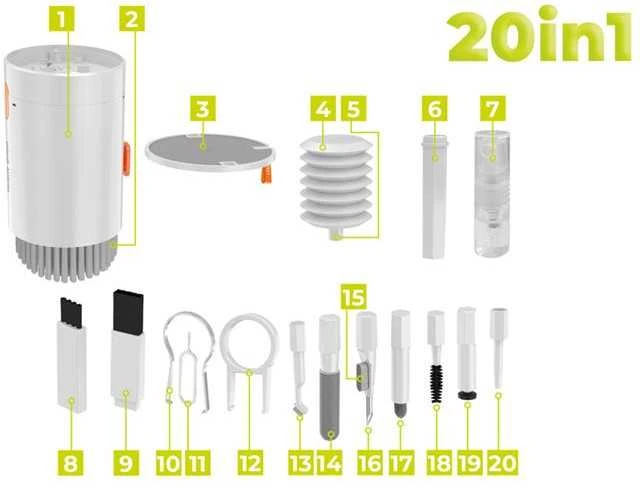 Valiklis Mobile Origin Daugiafunkcis valymo rinkinys 20 viename