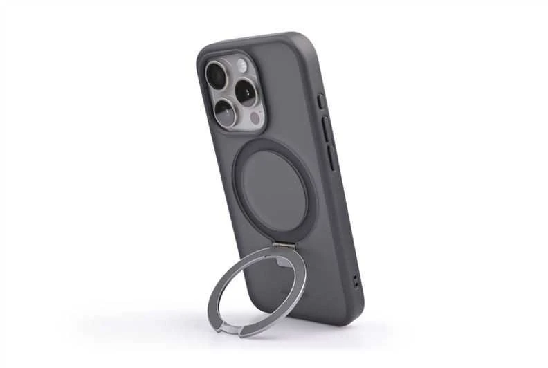 Mobile Origin Mobilus Origin RingMag dėklas, juodas – iPhone 15 Pro