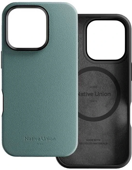 Native Union Active dėklas, pilkšvai žalias - iPhone 16 Pro