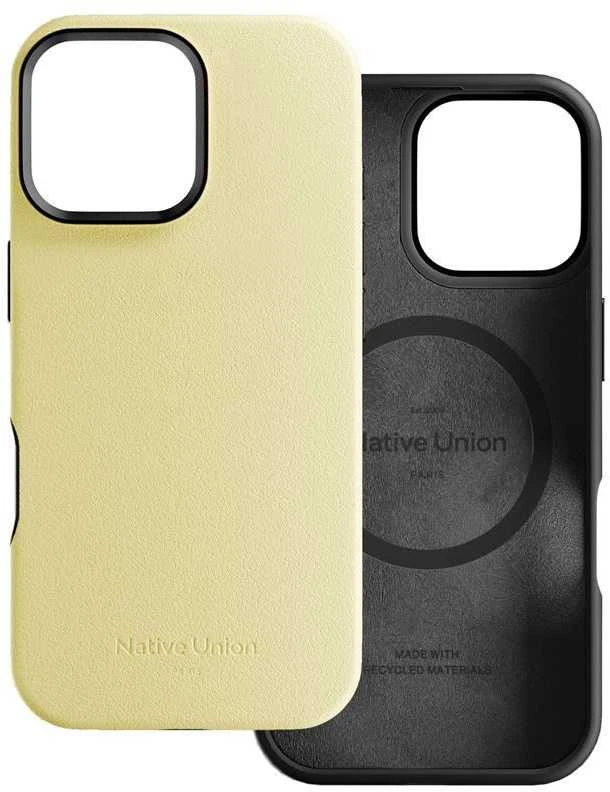 Native Union Active dėklas, citrinos spalvos – iPhone 16 Pro Max