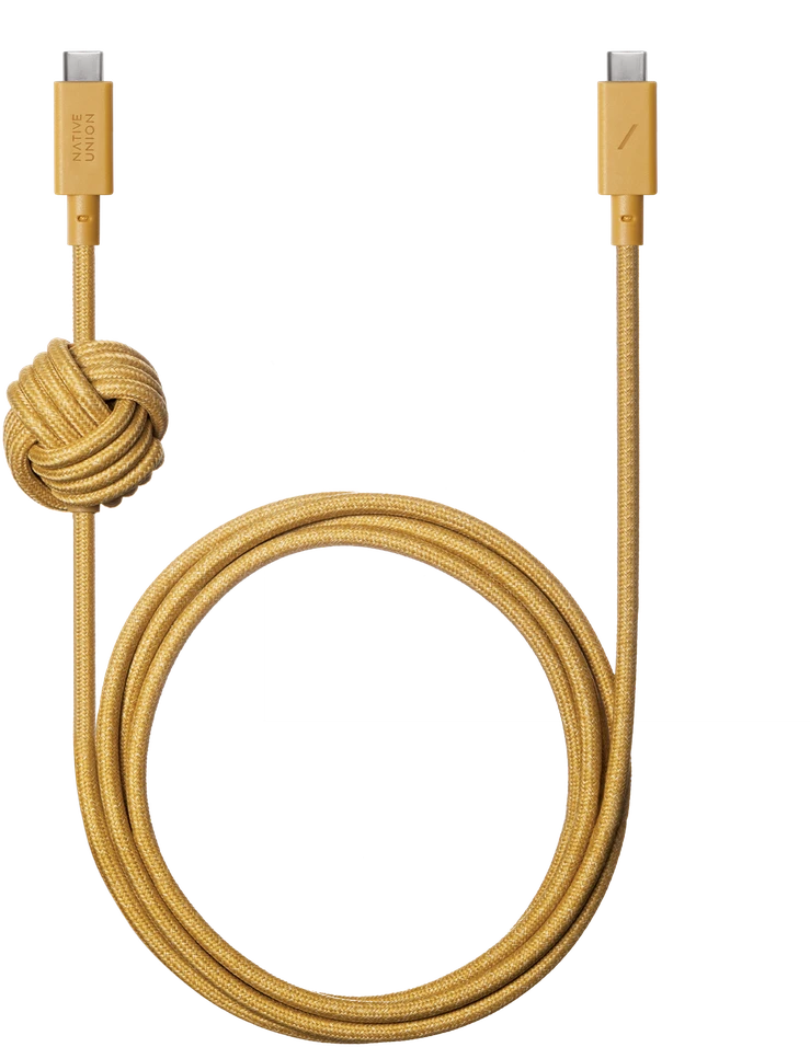 „Native Union Anchor“ kabelis 240 W – USB-C laidas – USB-C, 3 m (kraft)