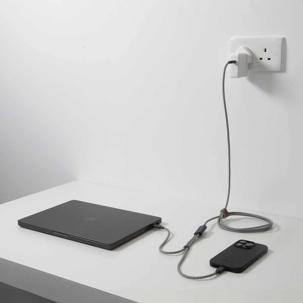 Native Union Belt kabelis (USB-C - USB-C) 2 m, dryžuotas