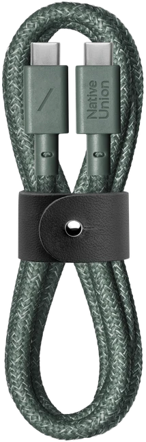 „Native Union Belt Cable“ – USB-C laidas – USB-C, 1,2 m (žalias)