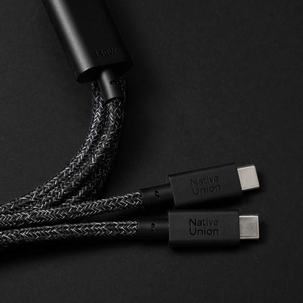 Native Union diržo laidas (USB-C - USB-C) 2 m, kosmosas