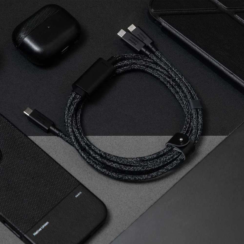 Native Union diržo laidas (USB-C - USB-C) 2 m, kosmosas