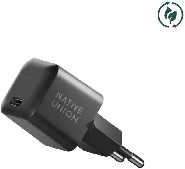Native Union Greitas GaN įkroviklis PD 30W, juodas
