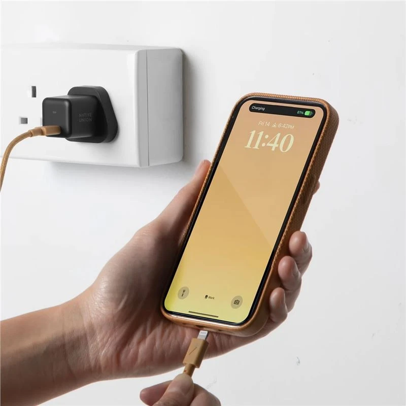 Native Union Greitas GaN įkroviklis PD 30W, juodas