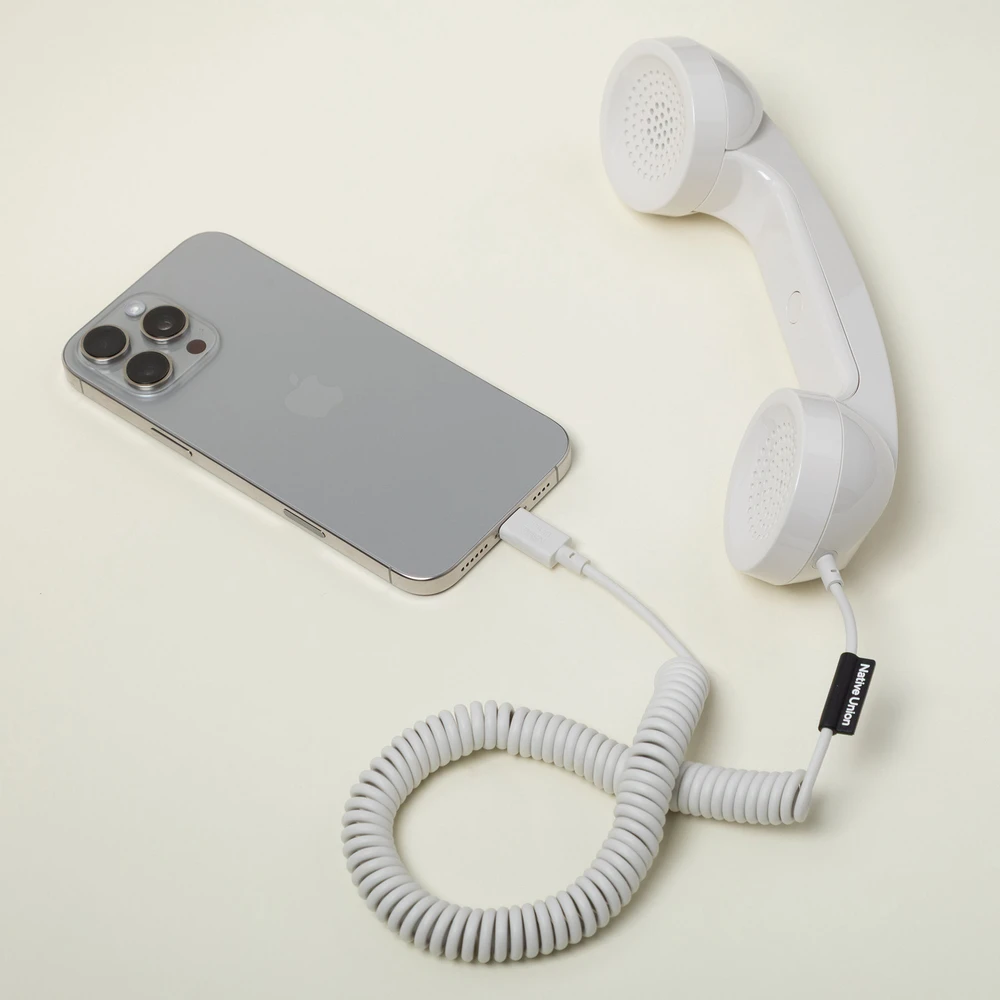 Ausinės Native Union POP telefonas, smėlio spalvos