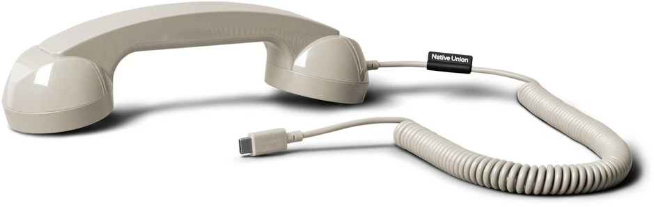 Ausinės Native Union POP telefonas, smėlio spalvos