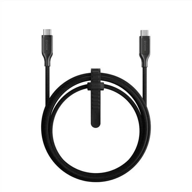 Nomad Kevlar kabelis, USB-C į USB-C, 1.5m, carbide