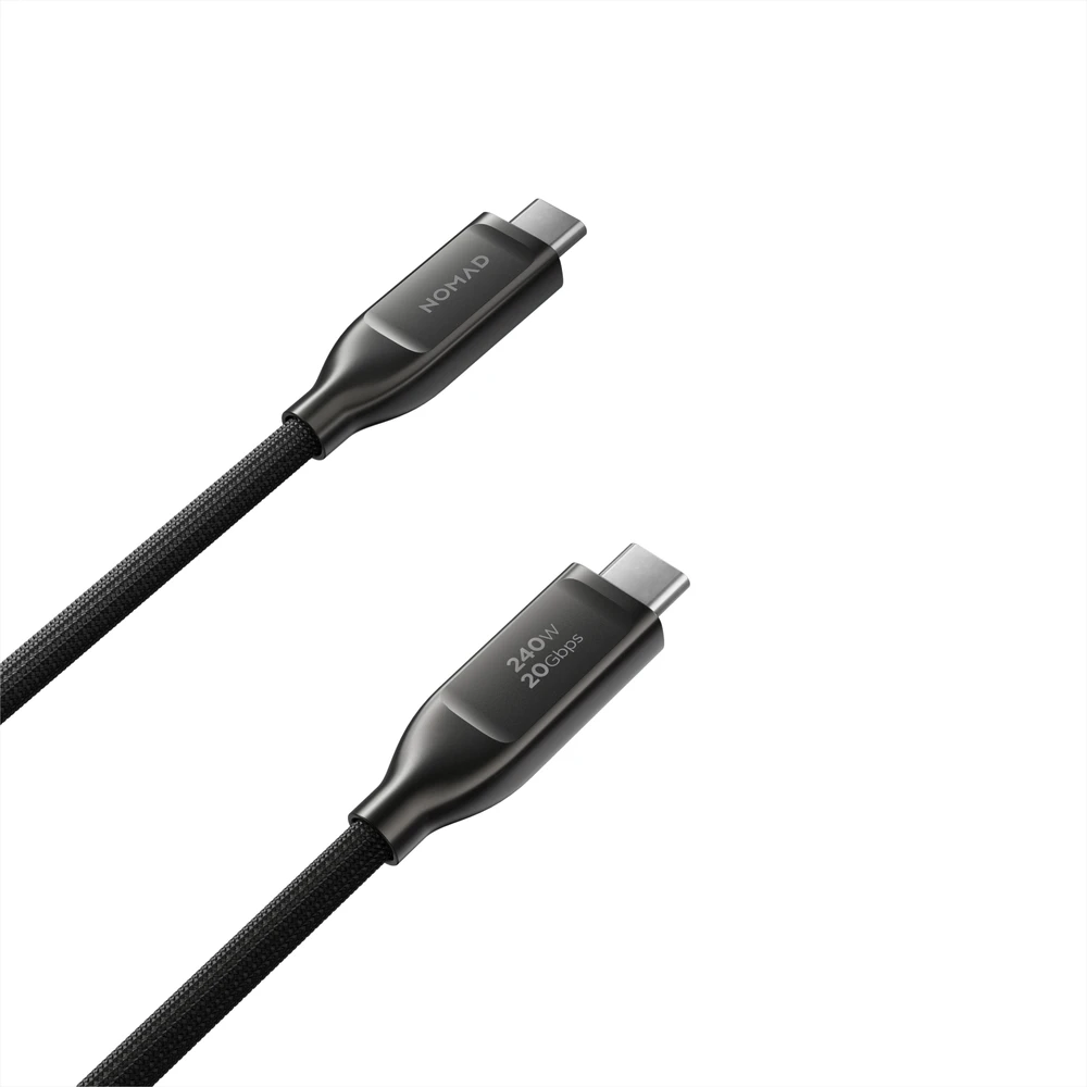 Nomad Kevlar kabelis USB4, USB-C į USB-C, 0.3m, carbide V3
