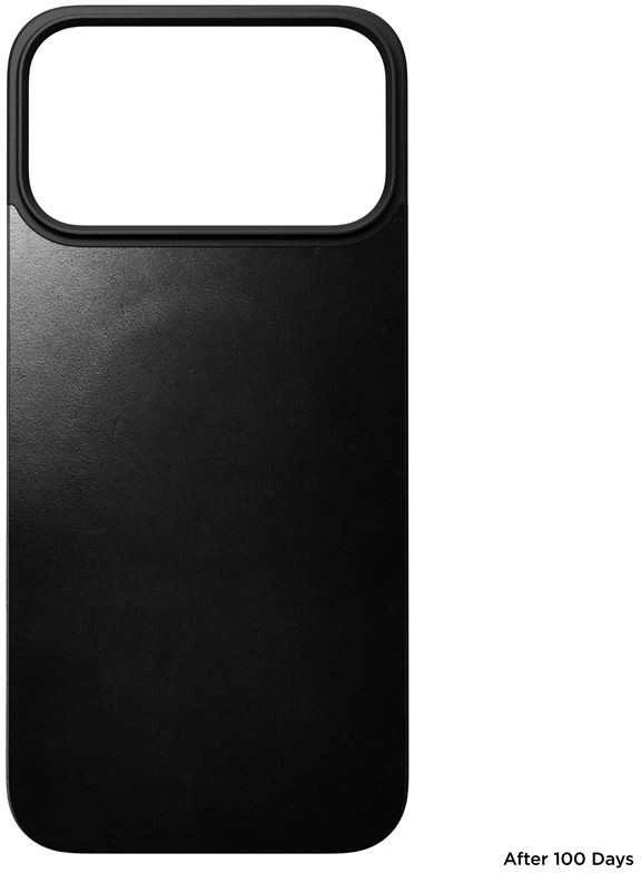 „Nomad“ magnetinis odinis dėklas, juodas („Horween“), „Magsafe“ – „iPhone 17 Pro Max“