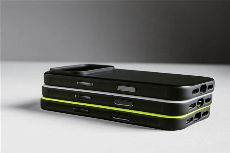 Nomad Modern dėklas, vulcan juodos spalvos – iPhone 17 Pro Max