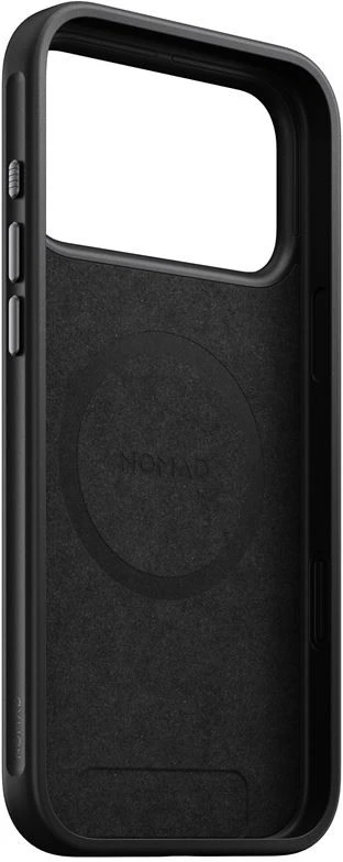 Nomad Modern dėklas, vulcan juodos spalvos – iPhone 17 Pro Max