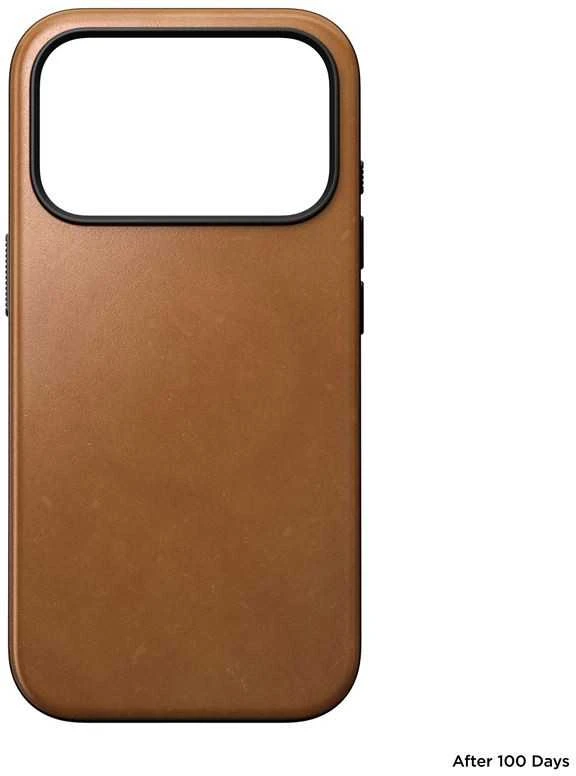 Dėklas Nomad Modern Odinis dėklas, english tan - iPhone 17 Pro