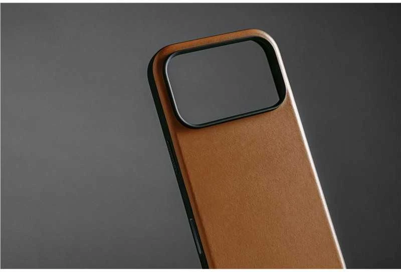 Dėklas Nomad Modern Odinis dėklas, english tan - iPhone 17 Pro
