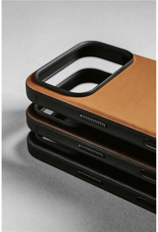 Dėklas Nomad Modern Odinis dėklas, english tan - iPhone 17 Pro