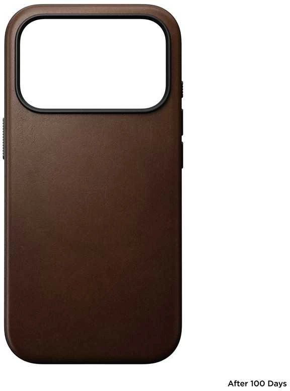 Dėklas Nomad Modern Odinis dėklas, ruda - iPhone 17 Pro