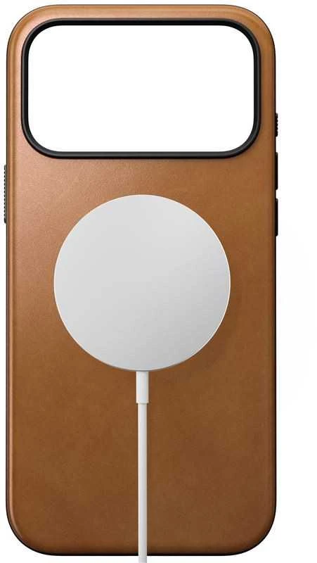 Nomad Modern Odinis dėklas, english tan - iPhone 17 Pro Max