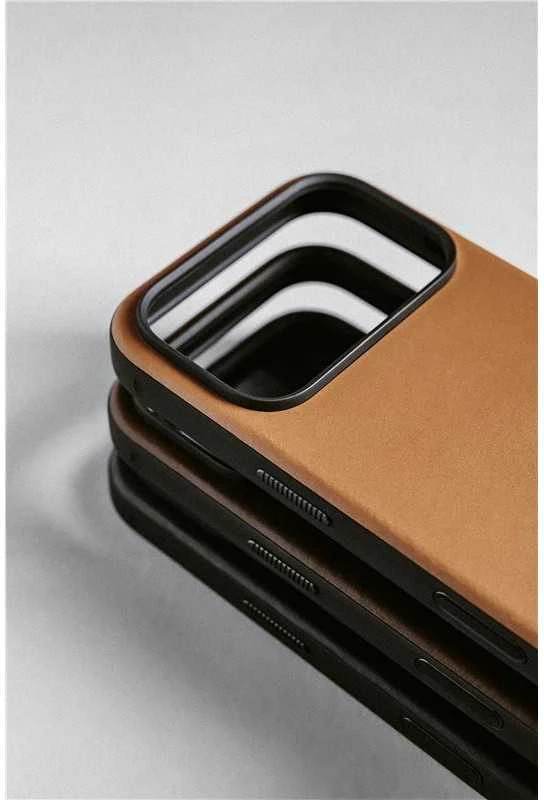 Nomad Modern Odinis dėklas, english tan - iPhone 17 Pro Max