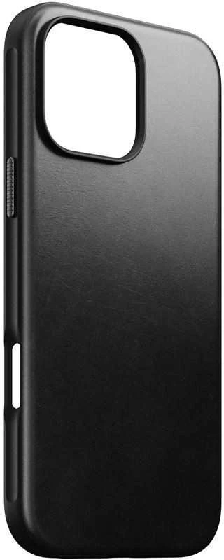 Nomad Modern Odinis dėklas, juodas, iPhone 16 Pro Max | Horween