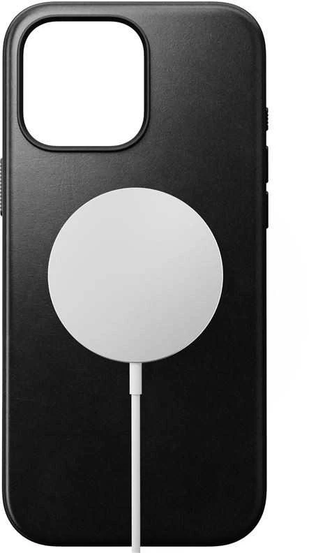 Nomad Modern Odinis dėklas, juodas, iPhone 16 Pro Max | Horween