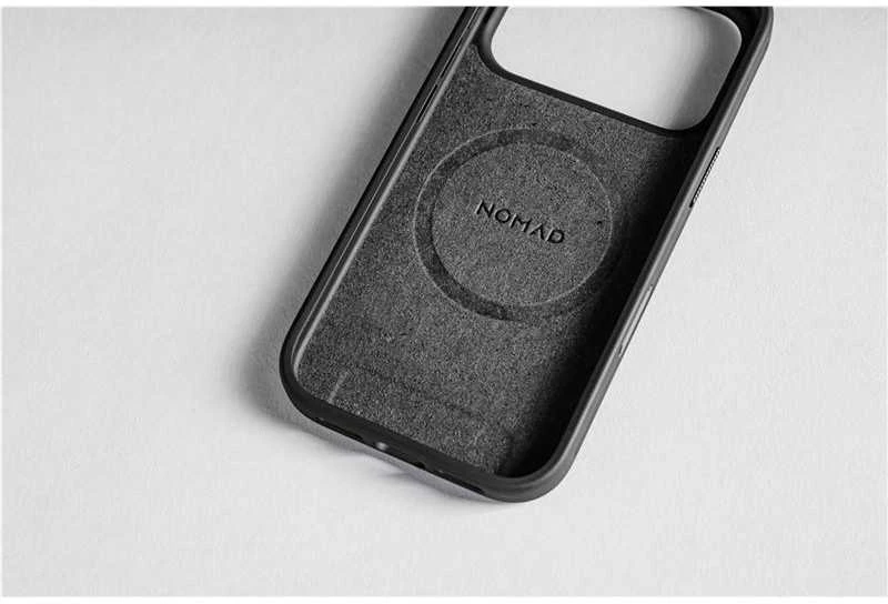 Nomad Modern Odinis dėklas, ruda - iPhone 17 Pro Max